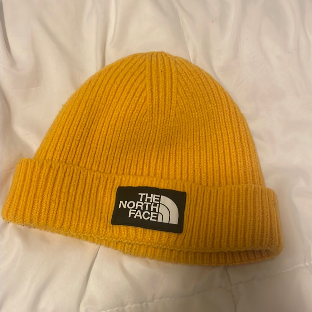 The North Face Yellow Beanie